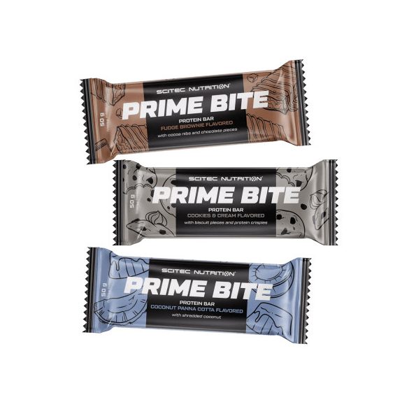 Prime Bite fehérje szelet 50g - Brownie