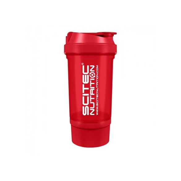 Scitec Nutrition Traveller Shaker Red (Piros) 500 ml